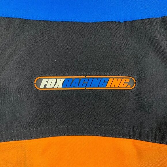 Fox Racing Mens Motocross Shorts 32 Blue Colorblock Cargo Zip Pockets Biking MTB - Picture 14 of 14